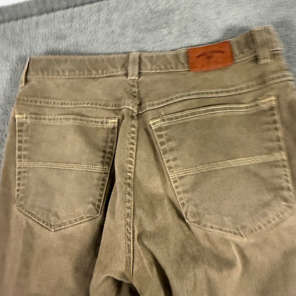 Bills Khakis Mens 32 Straight Leg 5-Pocket Twill Pants Brown Khaki USA Made